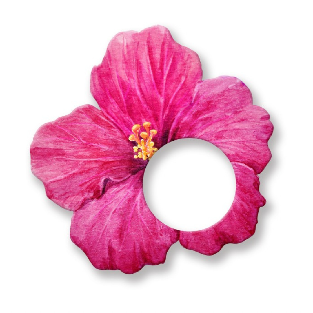 SERVILLETERO DE FLOR TROPICAL (Hibisco)