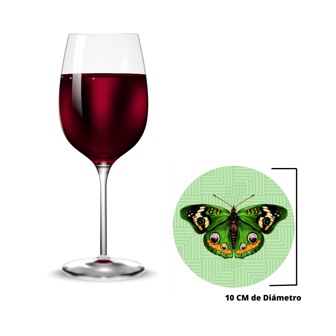 BAJOPLATO MARIPOSA VERDE
