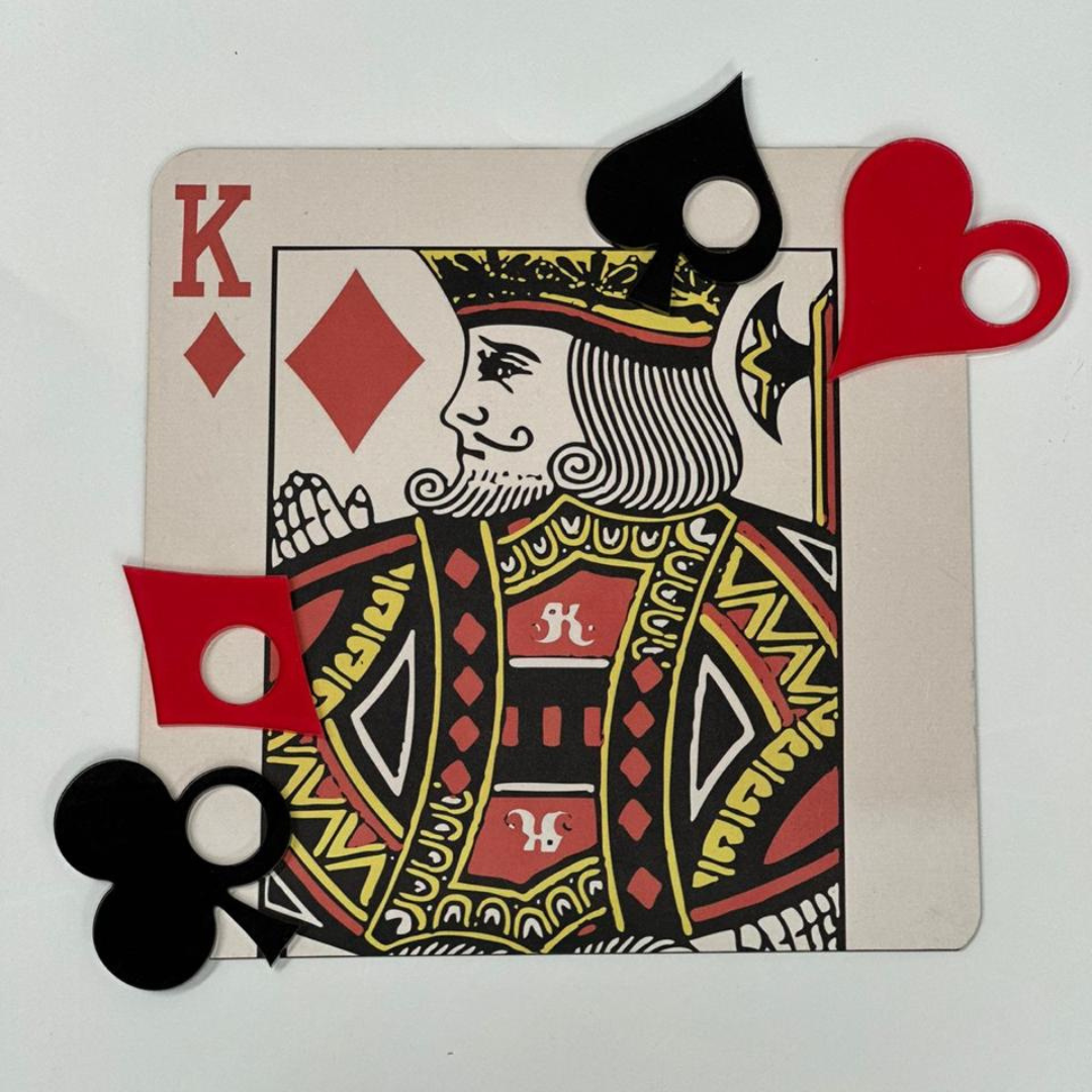 BAJOPLATO DE CARTAS CON SERVILLETEROS