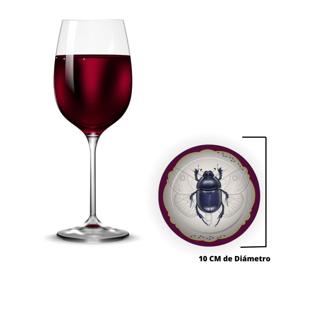 PortaPlato Escarabajo Azul A-134