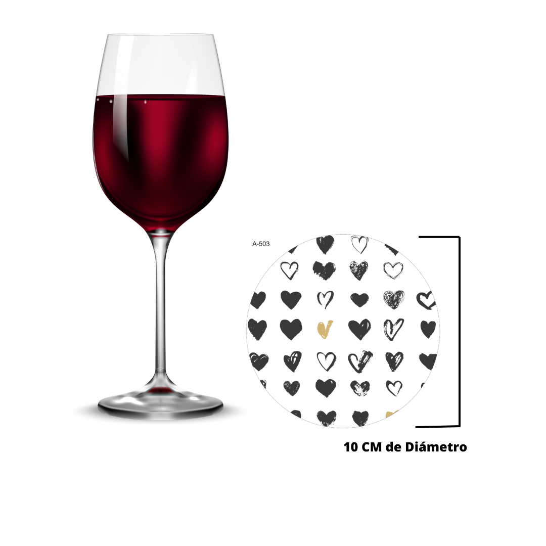 BAJOPLATO CORAZONES A-503