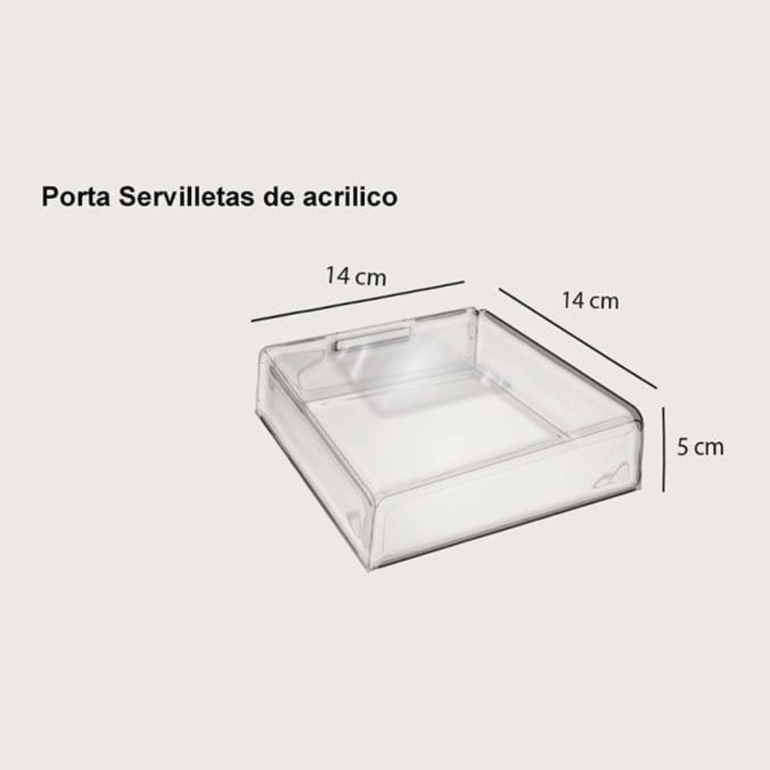 SERVILLETERO ACRÍLICO