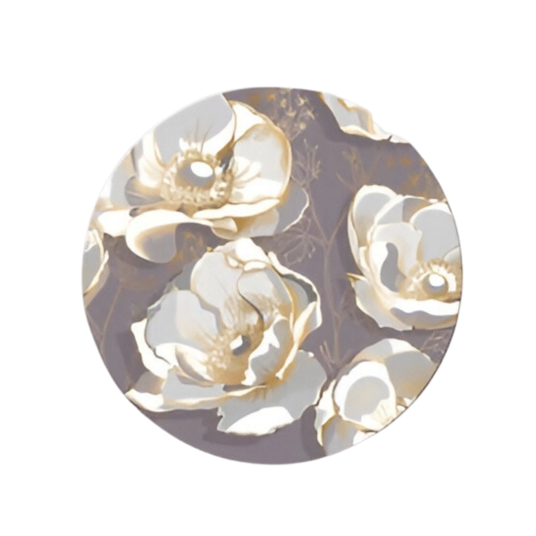 BAJOPLATO FLORES BLANCAS A-017