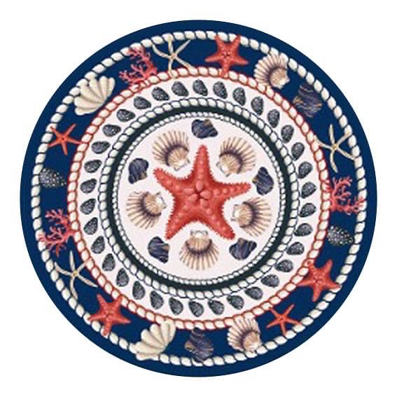 Bajoplato Arteknica Estrella de Mar Azul A-463