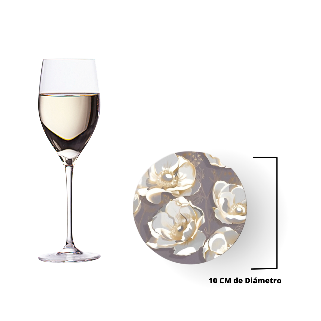 BAJOPLATO FLORES BLANCAS A-017