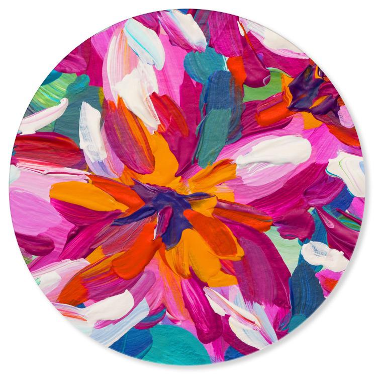 Portaplato Floral Abstracto