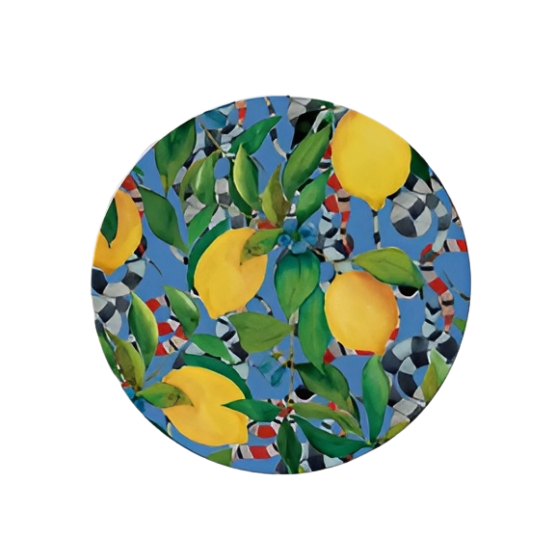 BAJOPLATO Limones Tono Azulado A-004