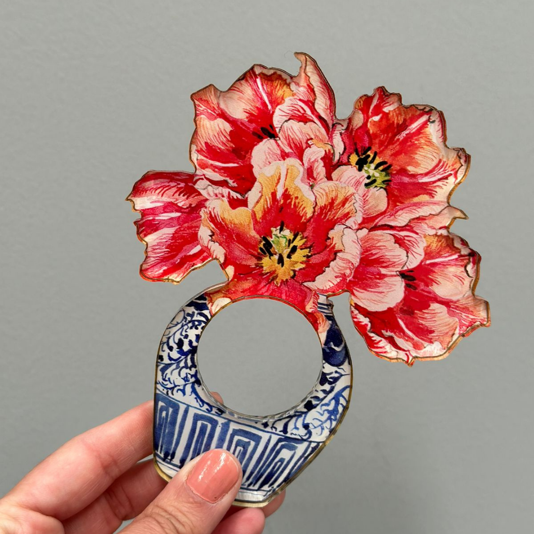 SERVILLETERO FLORES Y TALAVERA