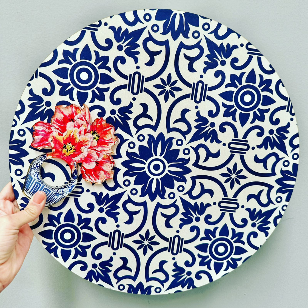 SERVILLETERO FLORES Y TALAVERA