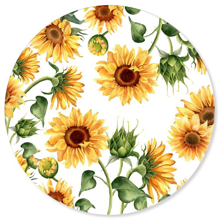 Portaplatos de Girasoles