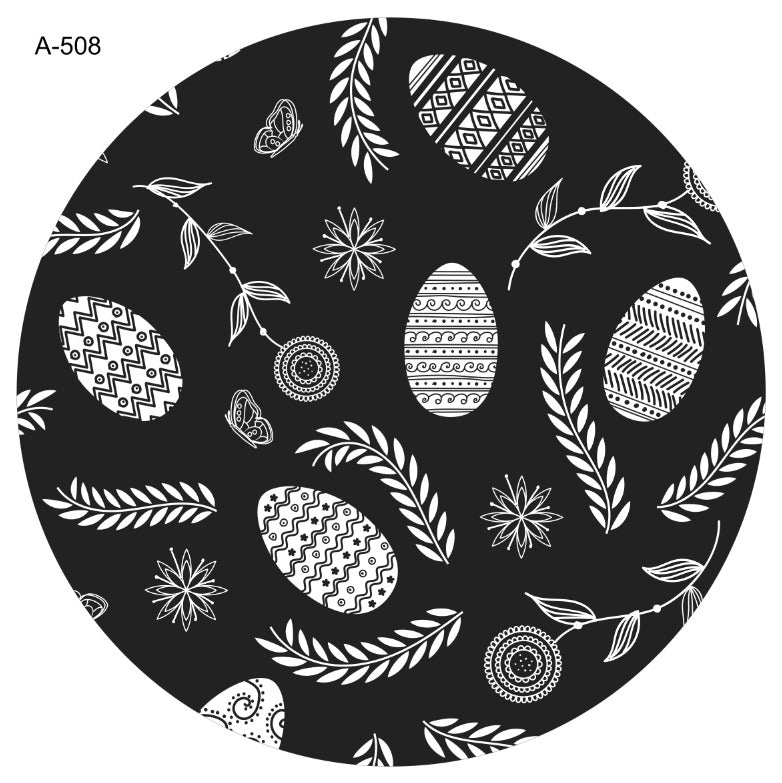 BAJOPLATO HUEVOS DE PASCUA COLOR NEGRO A-508