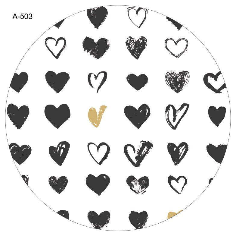 BAJOPLATO CORAZONES A-503