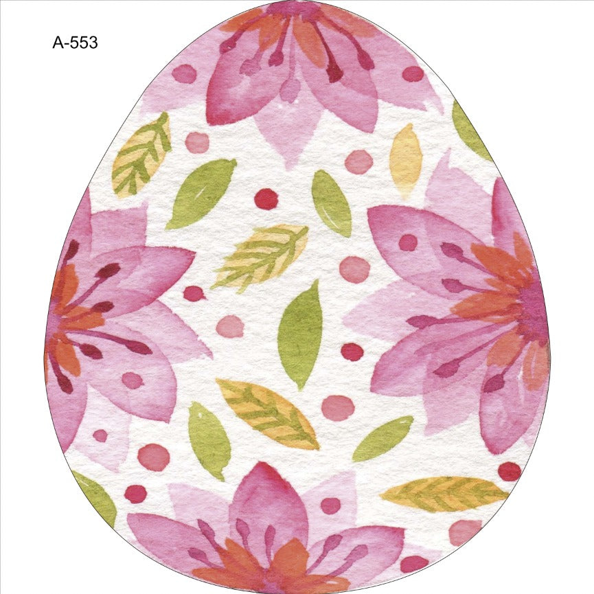 BAJOPLATO EN FORMA DE HUEVO DE PASCUA A-553