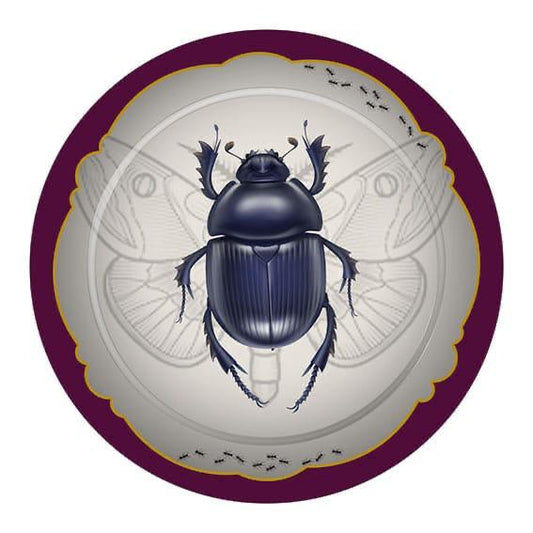 PortaPlato Escarabajo Azul  A-134