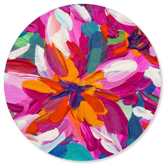 Portaplato  Floral Abstracto